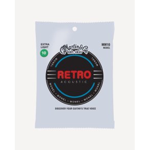C.F. Martin MM10 Retro Acoustic Extra Light (.010 - .047) Monel Wound
